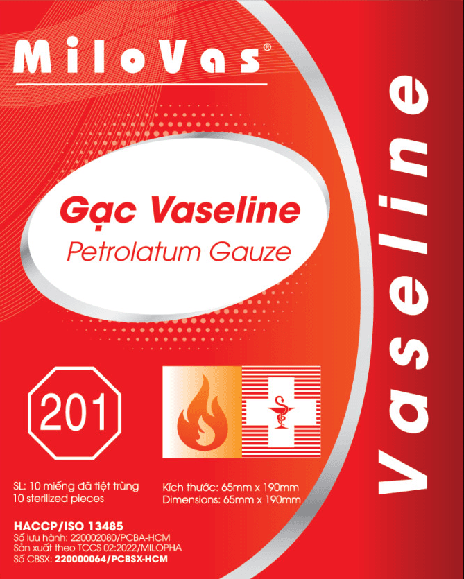 Ảnh sản phẩm Gạc Vaseline MiloVas 201